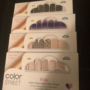 Color Street nail polish strips 4 petite sets